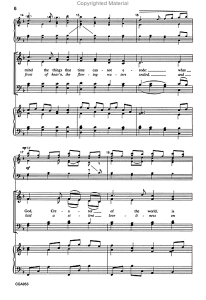 An Irish Melody - Choral/Full Score