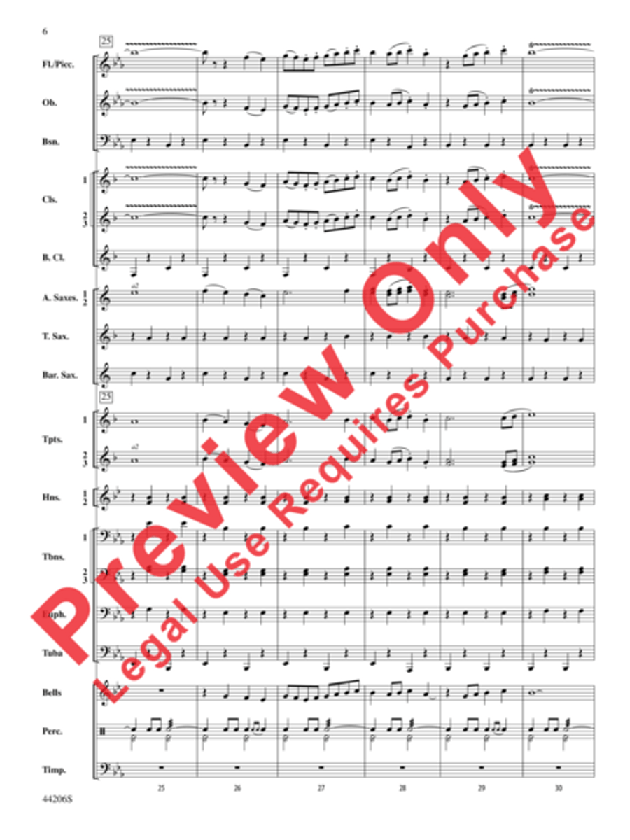 March America Concert Band scores gallery preview page 7