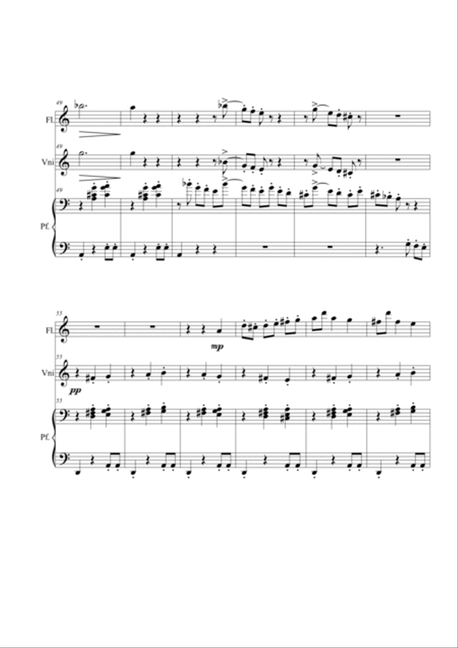 Anitra's Dance Trio Anitra's Dance Trio Flute scores gallery preview page 5