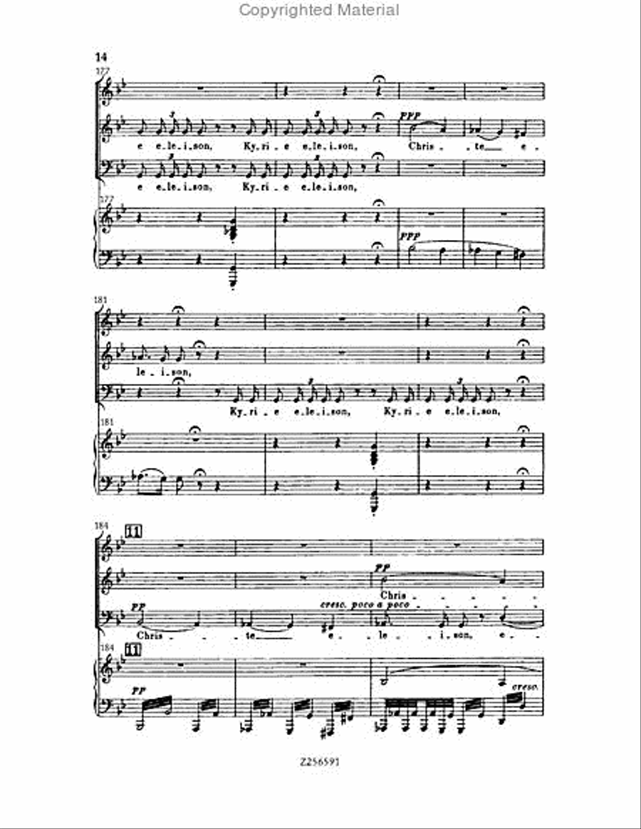 Grande Messe du Morts, H 75 Choir scores gallery preview page 14