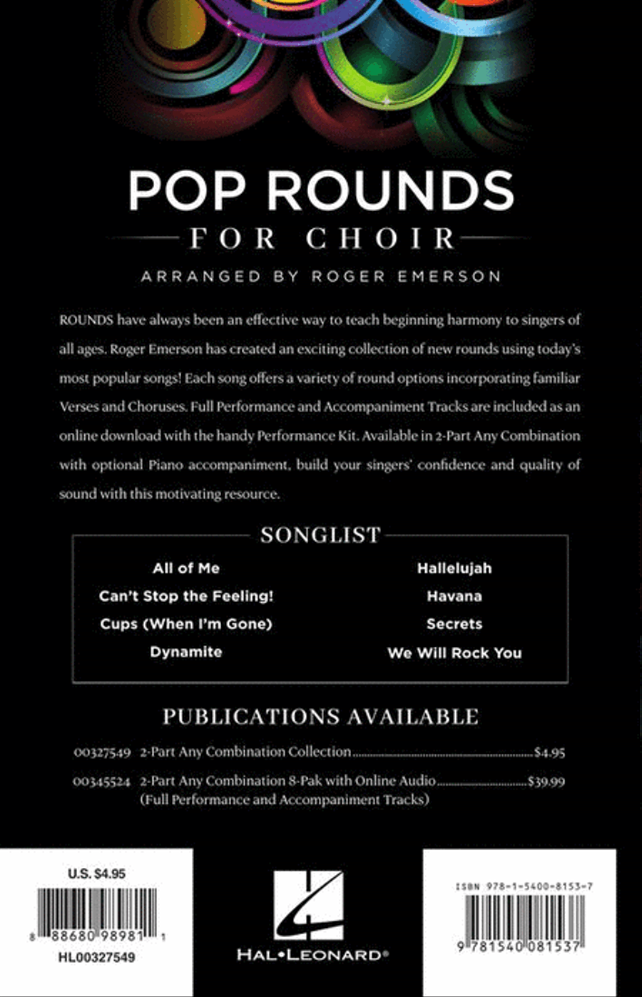 Pop Rounds for Choir 2-Part scores gallery preview page 8