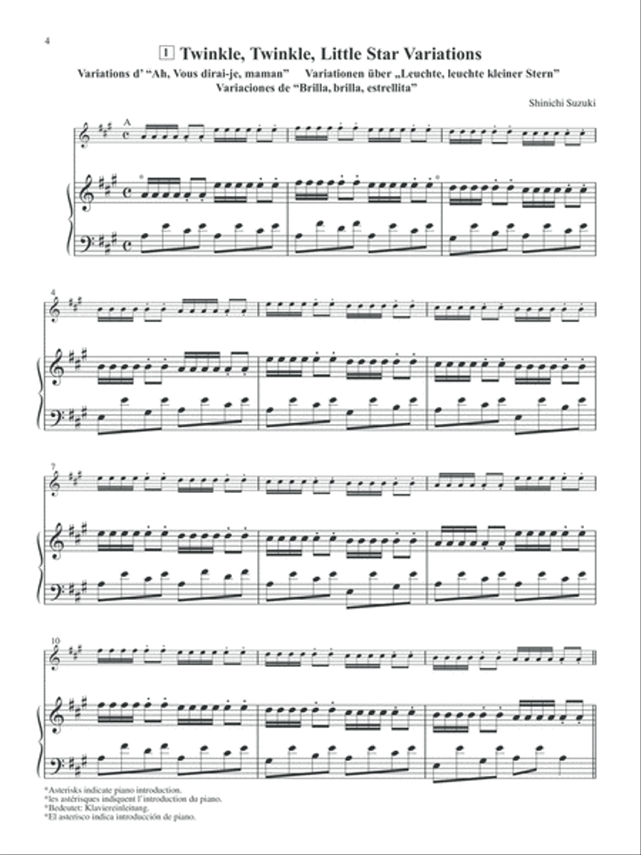 Suzuki Violin School, Volume 1 image number null