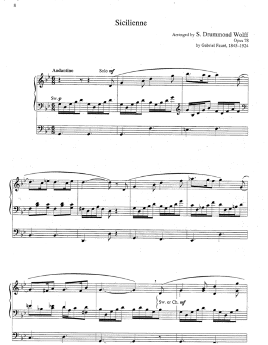 Three Transcriptions Organ scores gallery preview page 4