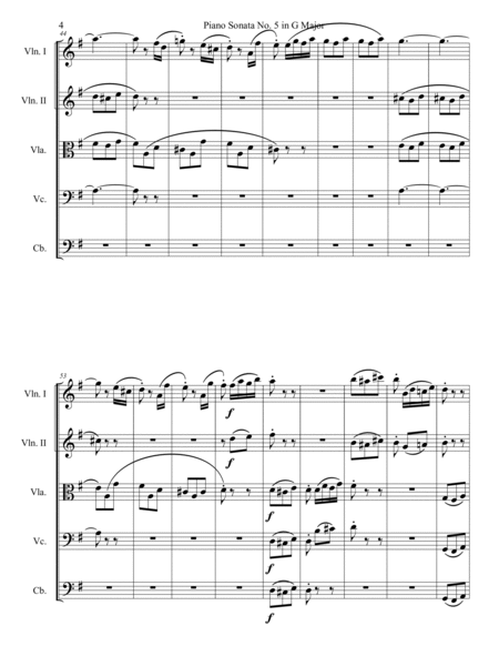 Piano Sonata No. 5 in G Major, Movement 3