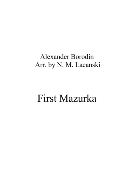 First Mazurka
