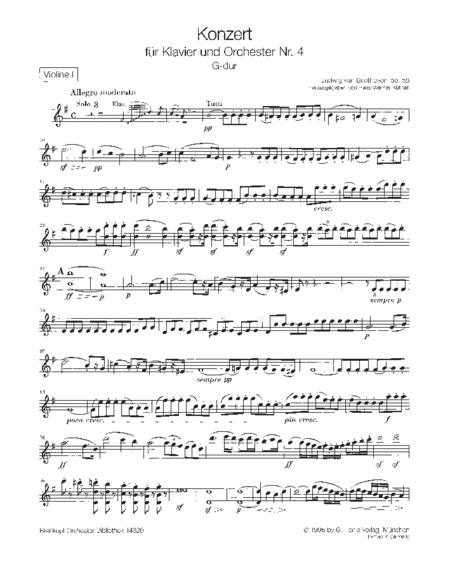 Piano Concerto No. 4 in G major Op. 58