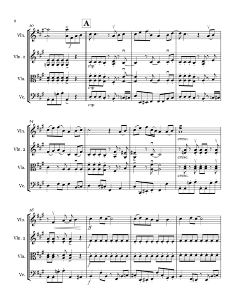 September String Quartet scores gallery preview page 2
