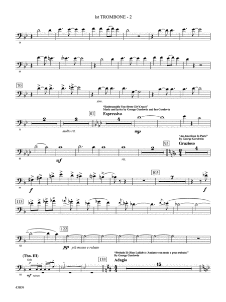 Gershwin by George!: 1st Trombone