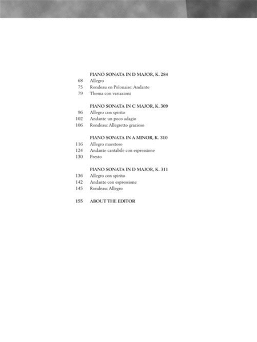 Piano Sonatas, Volume 1 – Schirmer Performance Editions