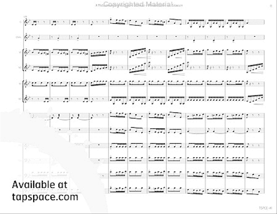 Midsummer Night's Dream, A: Scherzo Percussion Ensemble scores gallery preview page 16