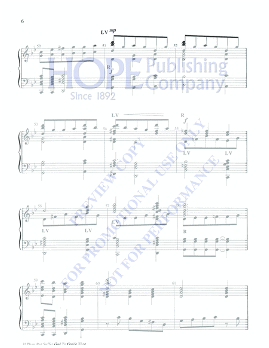 If Thou but Suffer God to Guide Thee 5-Octaves scores gallery preview page 6