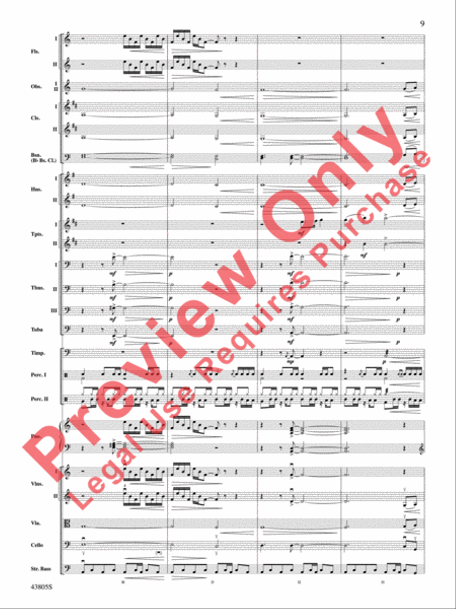 House of Cards (Theme) Full Orchestra scores gallery preview page 10
