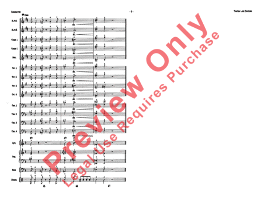 Tastes Like Chicken Jazz Ensemble scores gallery preview page 12