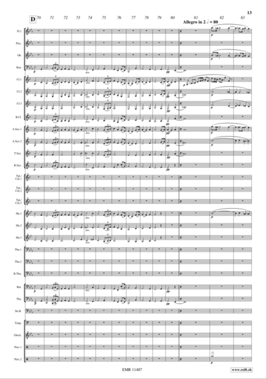 Tannhauser Overture Concert Band scores gallery preview page 14