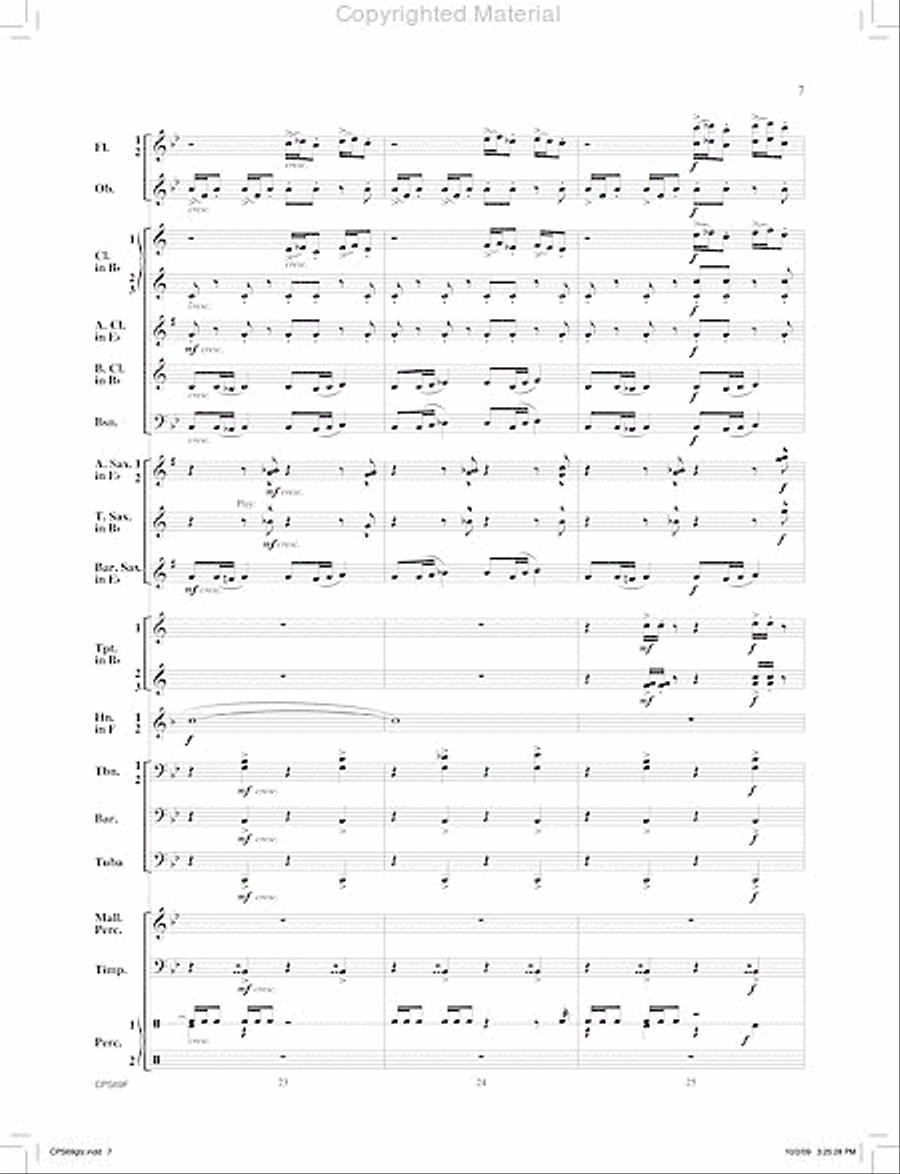 Orion's Sword Orion's Sword Concert Band scores gallery preview page 8