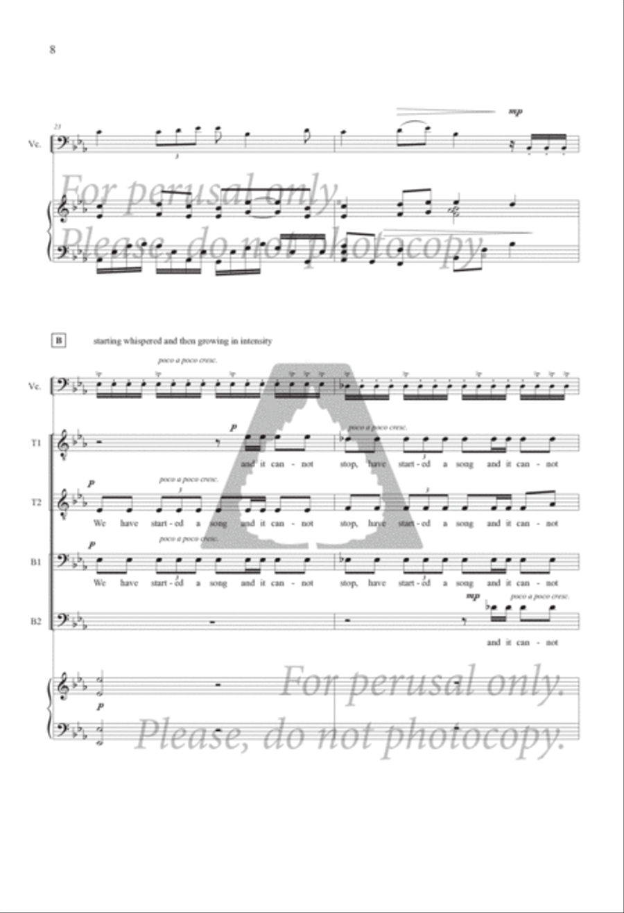 Music Makers, Dreamers of Dreams TTBB scores gallery preview page 8