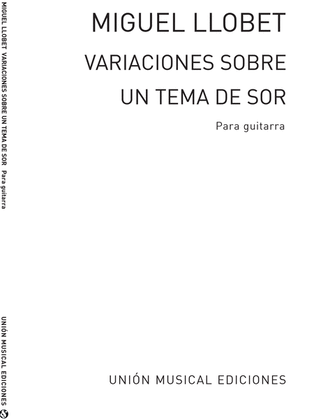 Book cover for Variaciones Sobre Un Tema De Sors