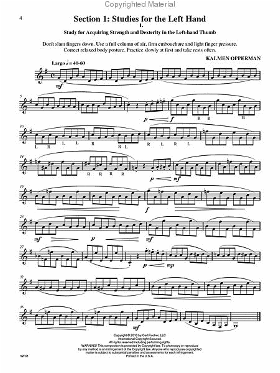 A Volume of Specific Clarinet Intermediate Studies B-Flat Clarinet scores gallery preview page 2