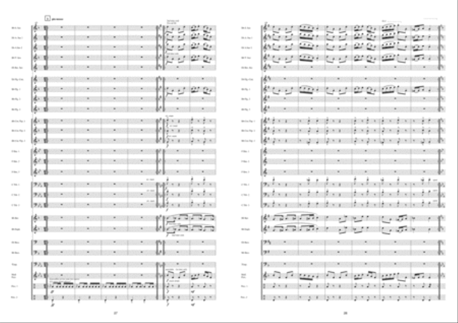 Saturnalia Fanfare Band scores gallery preview page 15