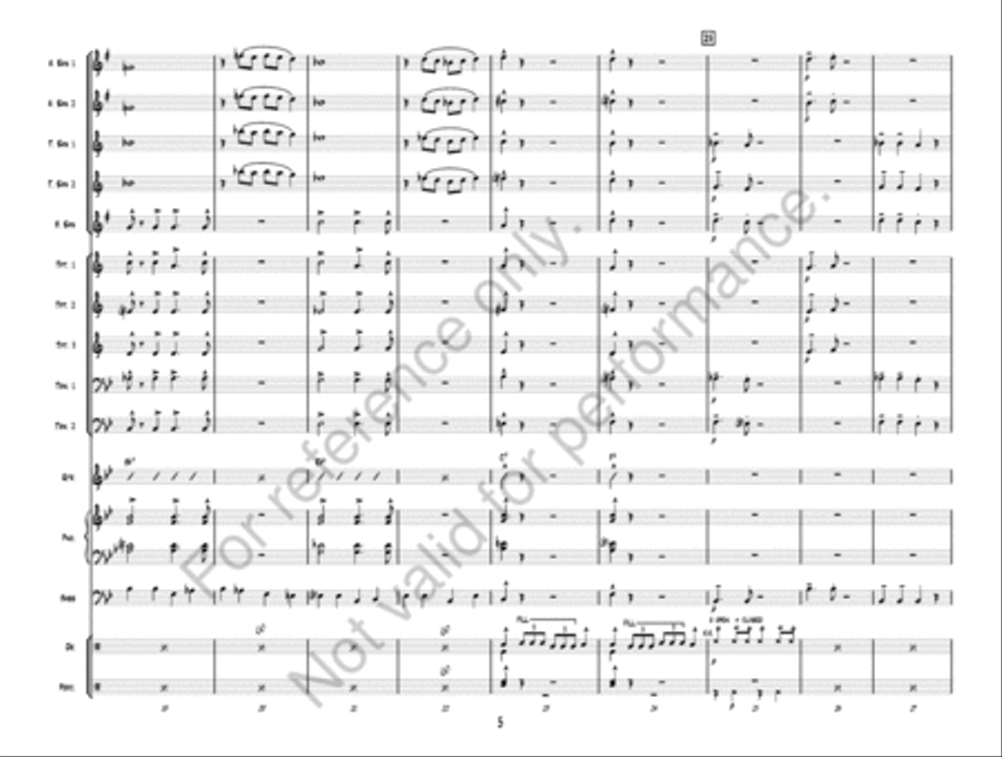 Text Me Jazz Ensemble scores gallery preview page 6