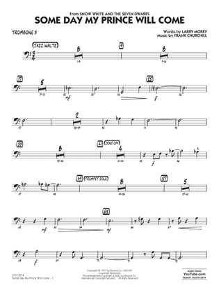 Some Day My Prince Will Come (arr. Chuck Israels) - Trombone 3