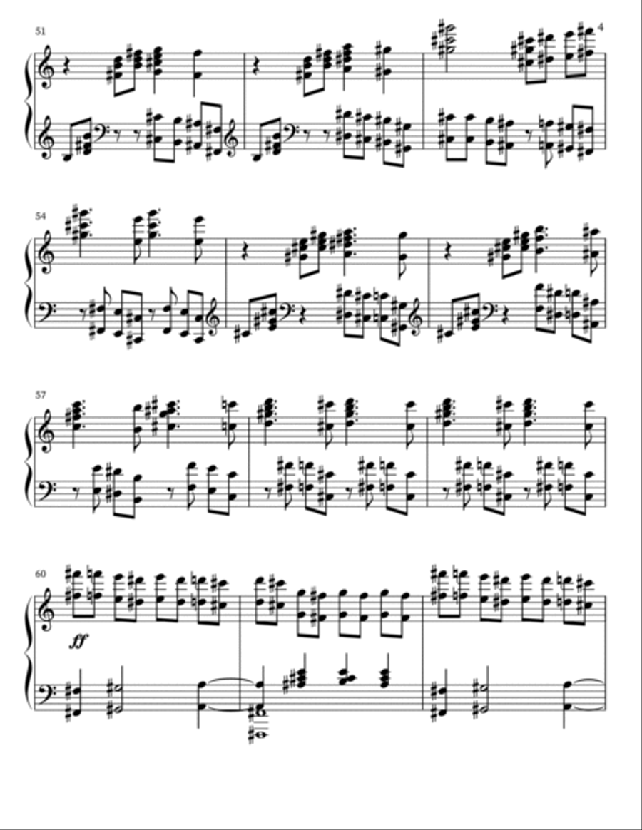 Swan Lake, Op.20, Act IV: 29: Finale Piano Solo scores gallery preview page 4