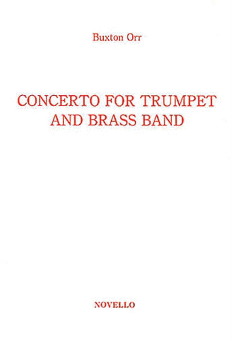 Buxton Orr: Concerto for Trumpet and Brass Band Brass Band scores gallery preview page 1