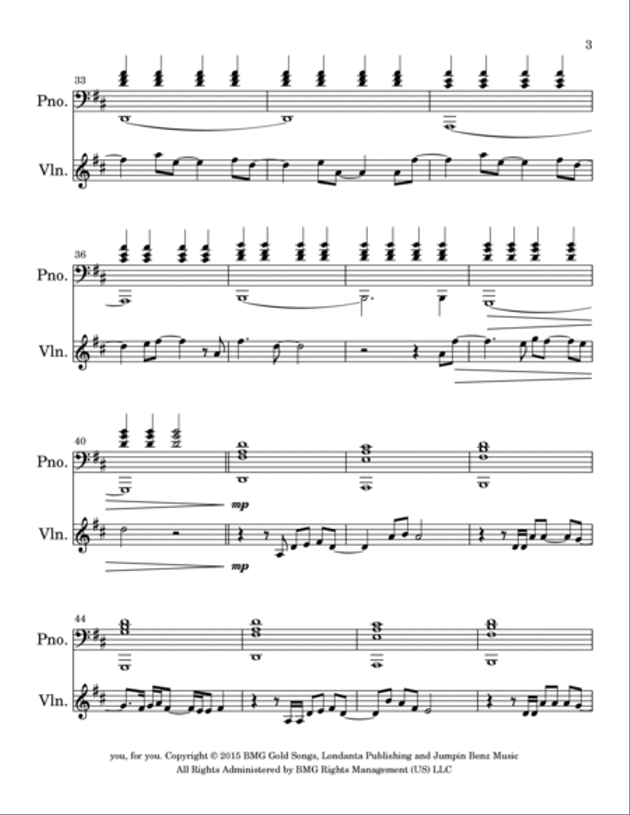 Rise Up Rise Up Violin Solo scores gallery preview page 3