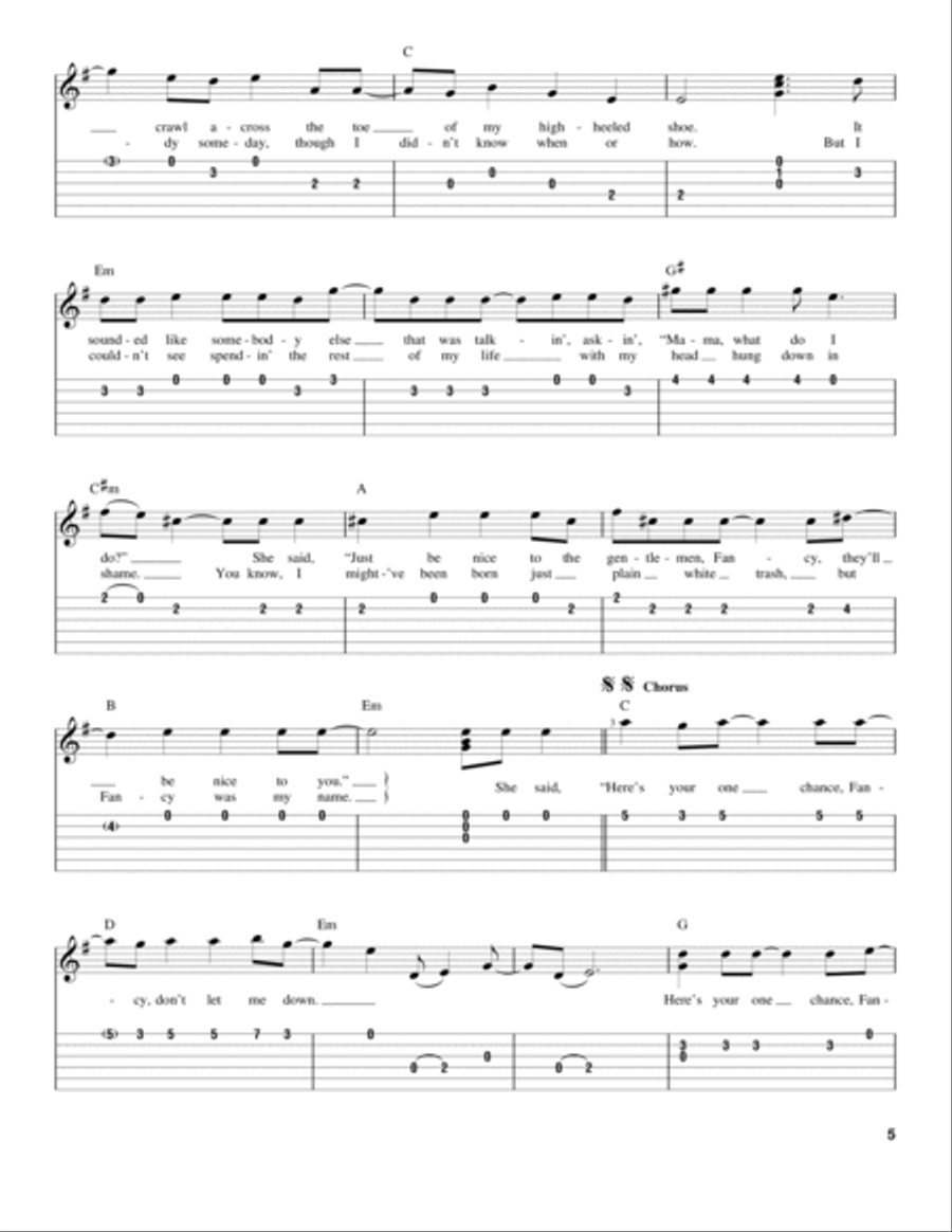Fancy Electric Guitar scores gallery preview page 5