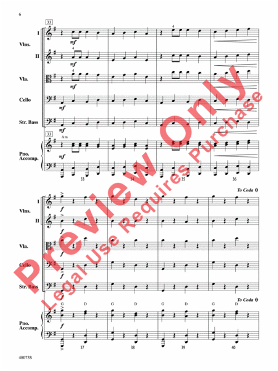 Puttin' on the Pizz Puttin' on the Pizz String Orchestra scores gallery preview page 7