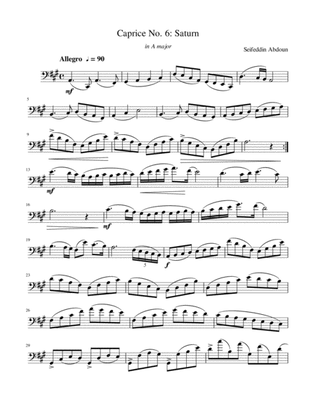 Cello Caprice No. 7 (Uranus) in C minor)