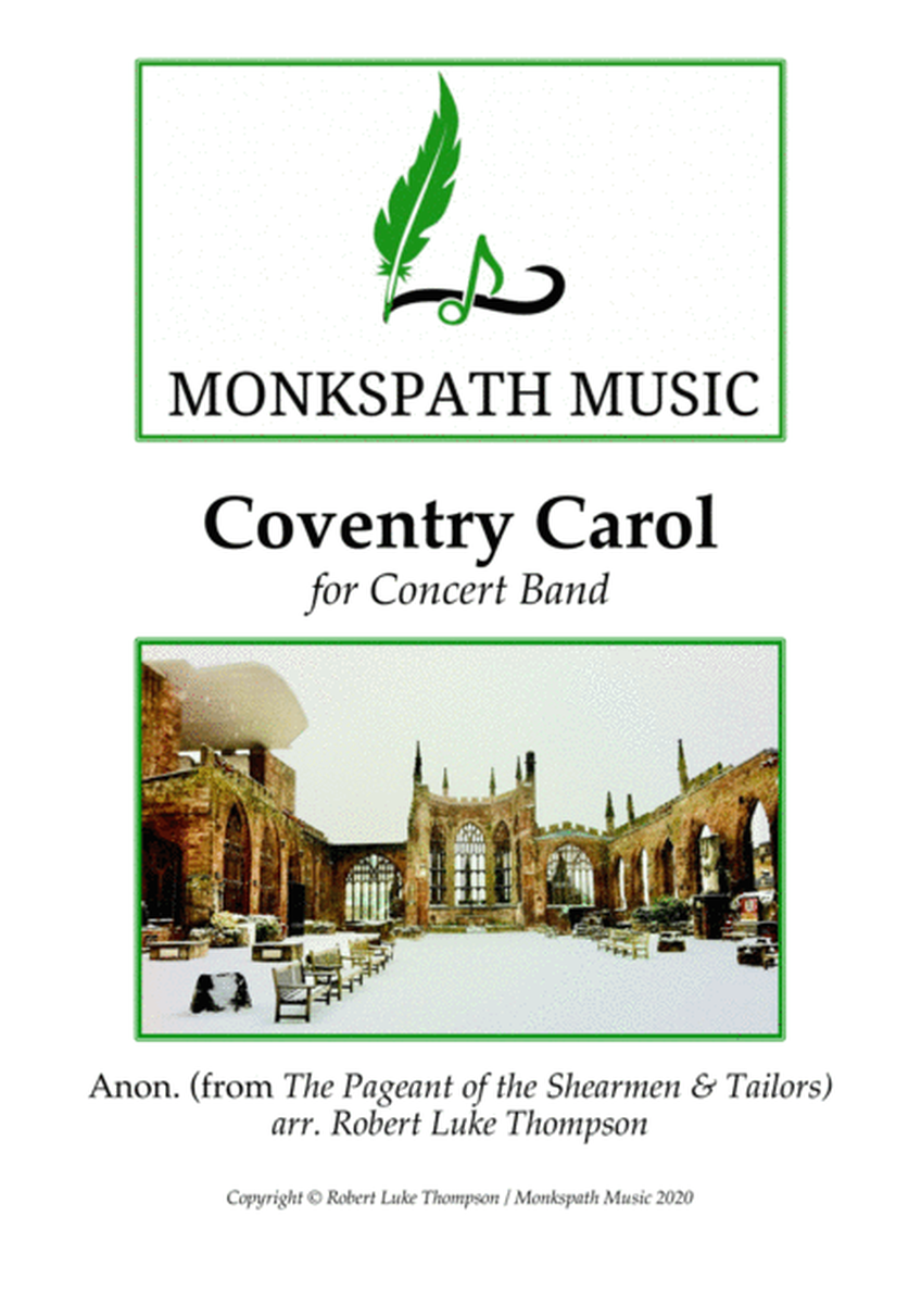 Coventry Carol for Concert Band image number null