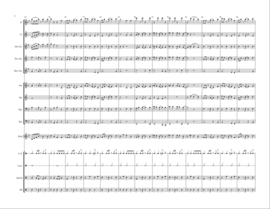 I Just Can't Wait To Be King Marching Band scores gallery preview page 2