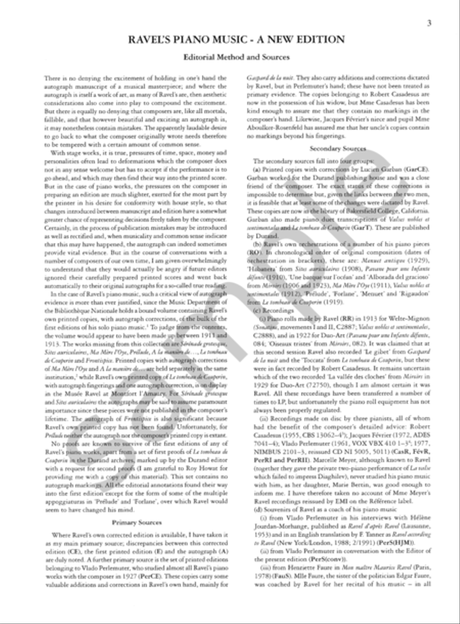 Le tombeau de Couperin for Piano Piano scores gallery preview page 3