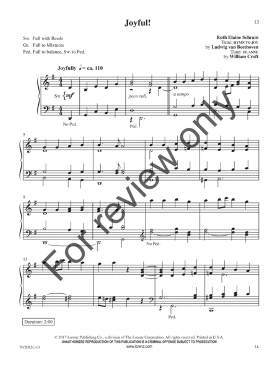 Prayludes of Praise Prayludes of Praise Organ Solo scores gallery preview page 8