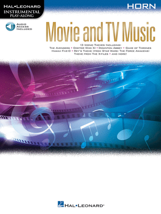 Book cover for Movie and TV Music for Horn
