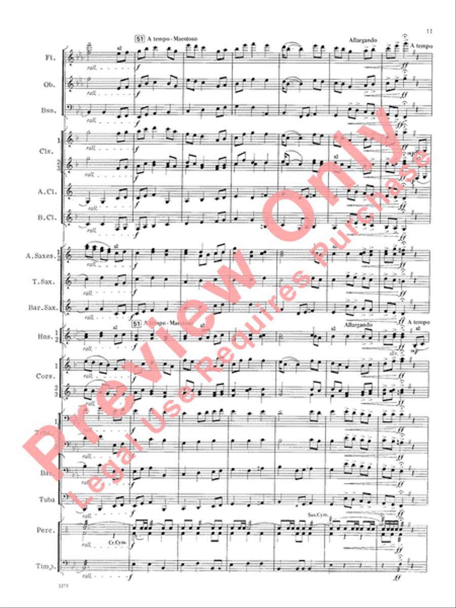 Greenwillow Portrait Greenwillow Portrait Concert Band scores gallery preview page 12