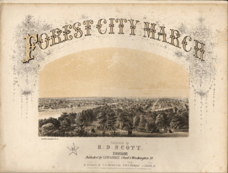Forest City March Piano Solo scores gallery preview page 1