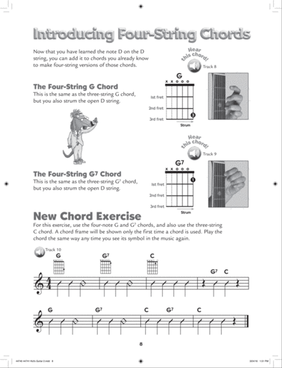 Alfred's Kid's Guitar Course 2 Easy Guitar scores gallery preview page 3
