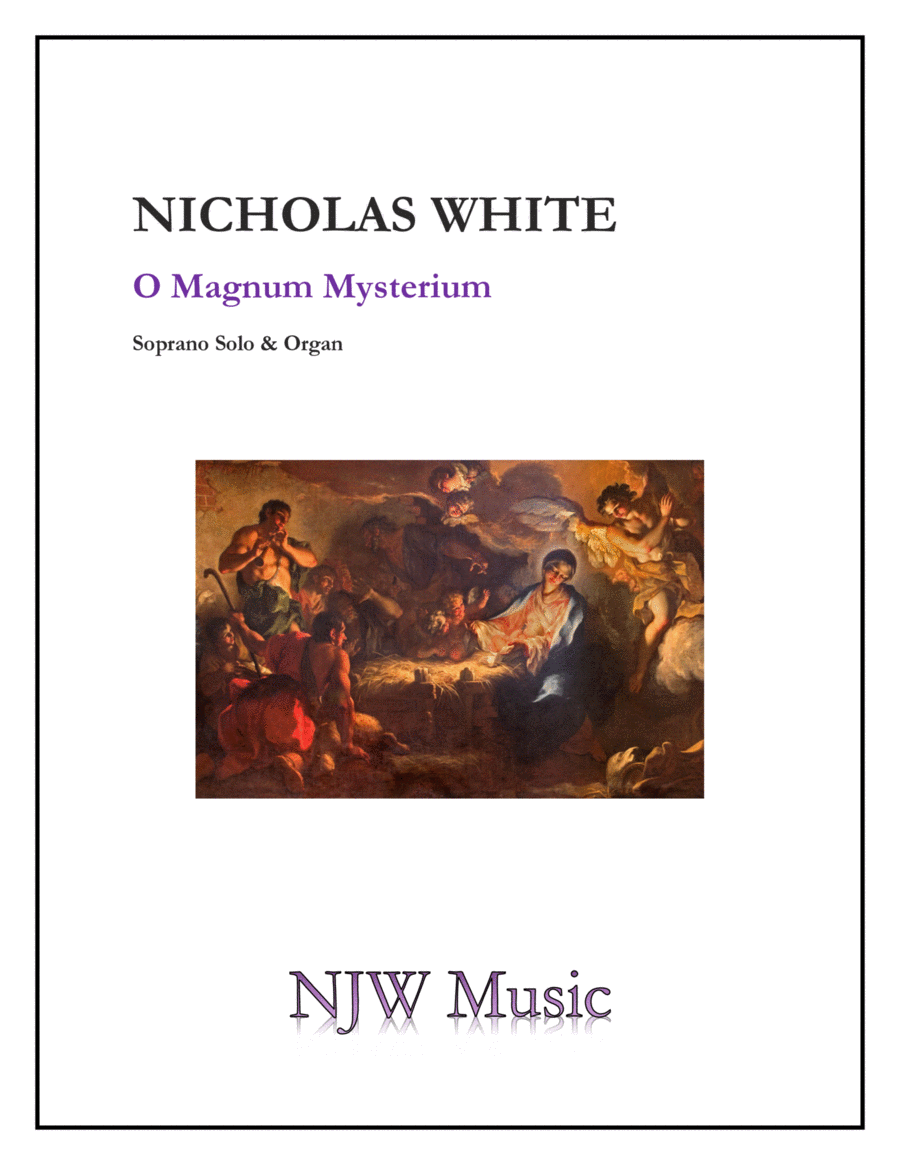 Book cover for O Magnum Mysterium - Soprano Solo Version