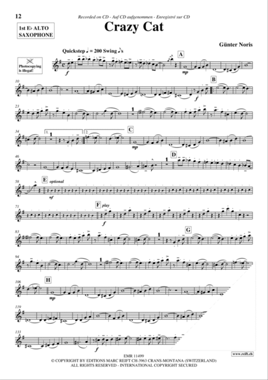 Play The 1st Alto Sax With The Ballroom Dance Orchestra Vol. 3 Alto Saxophone scores gallery preview page 10