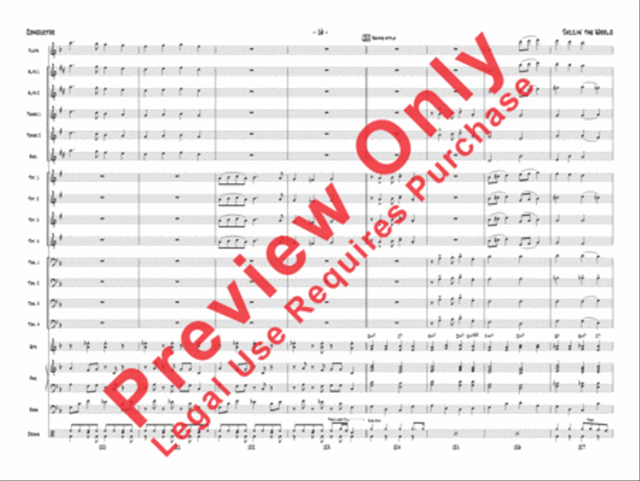 Jazzin' the World Jazz Ensemble scores gallery preview page 19
