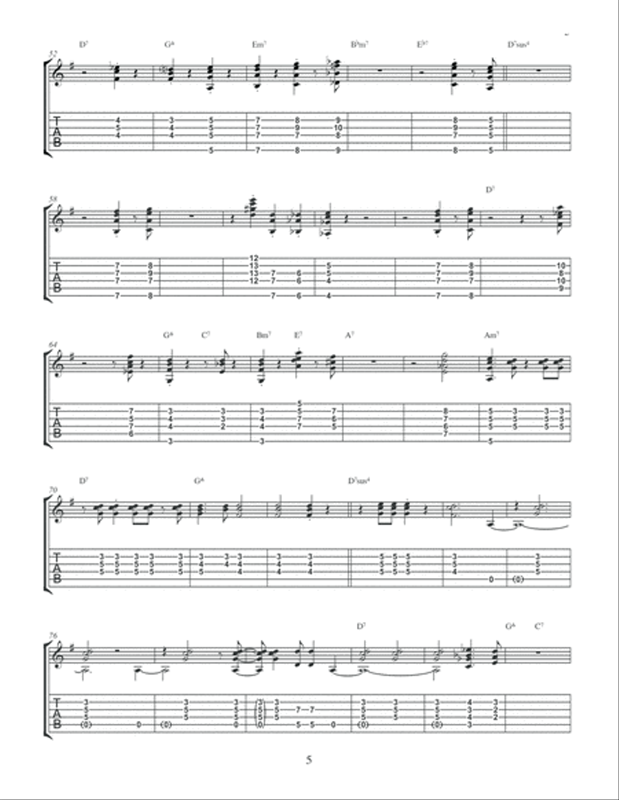 Wes Montgomery - Best of Boss Guitar Electric Guitar scores gallery preview page 6
