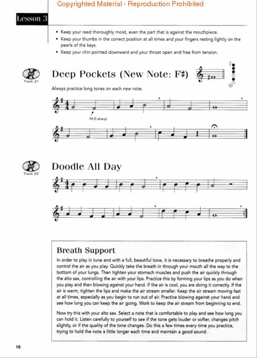 Play Alto Sax Today! Play Alto Sax Today! Alto Saxophone scores gallery preview page 3