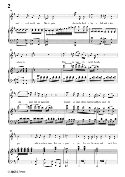Schubert-Eine Leichenphantasie,D.7,in e minor,for Voice&Piano image number null