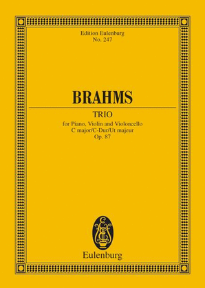 Book cover for Piano Trio C major