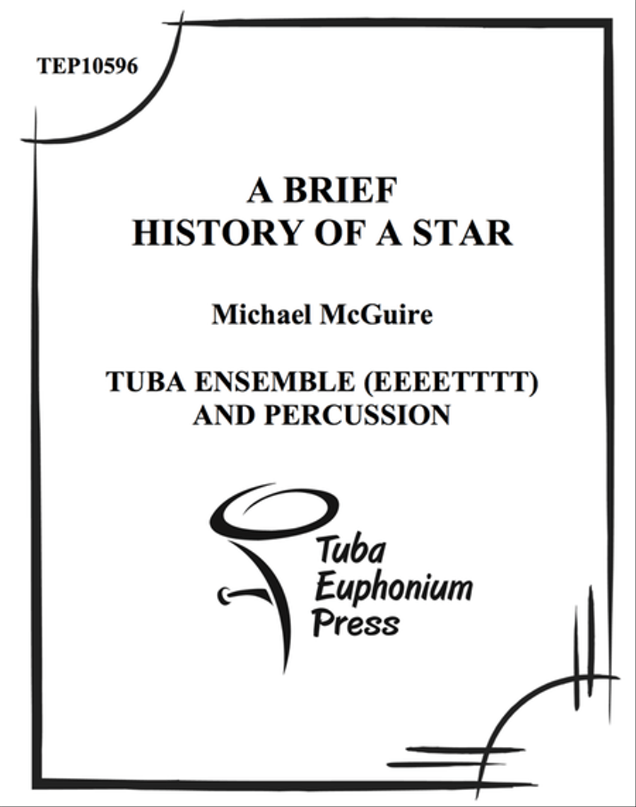 A Brief History of a Star Large Ensemble scores gallery preview page 1
