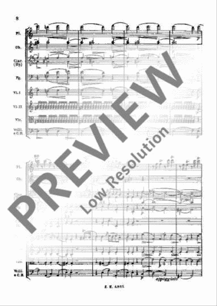 Concerto No. 22 A minor Orchestra scores gallery preview page 15