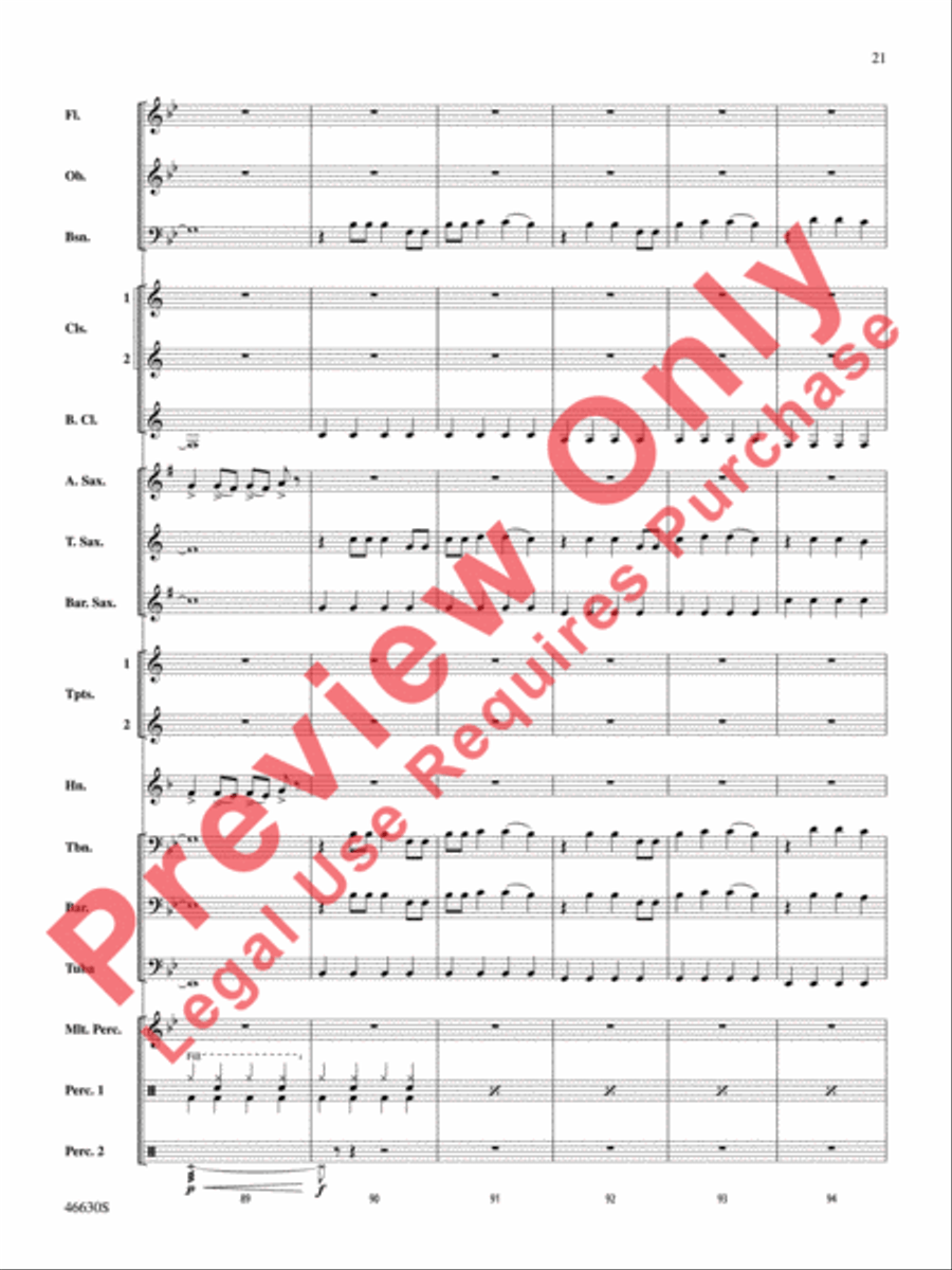 The LEGO Ninjago Movie: Selections from the Motion Picture Soundtrack Concert Band scores gallery preview page 22