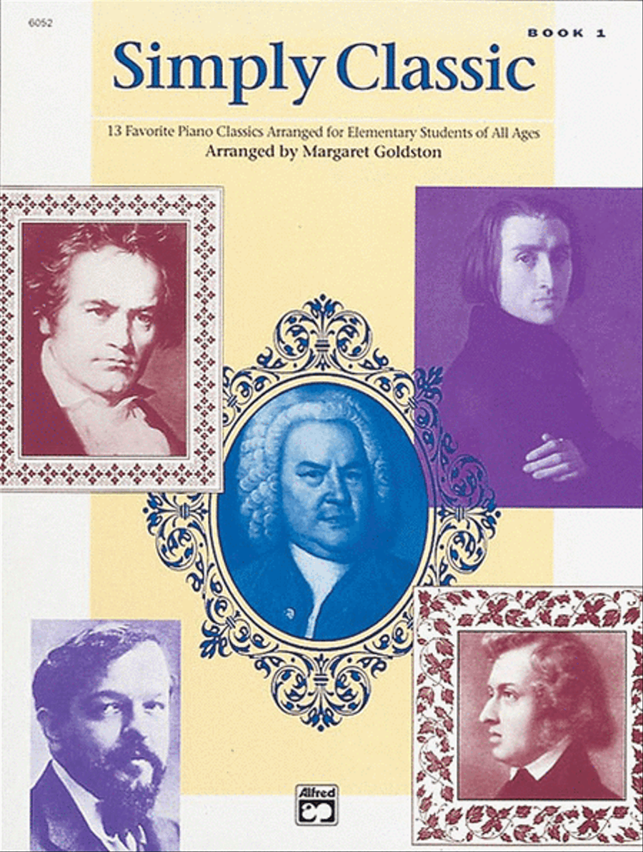 Simply Classic, Book 1 Easy Piano scores gallery preview page 1